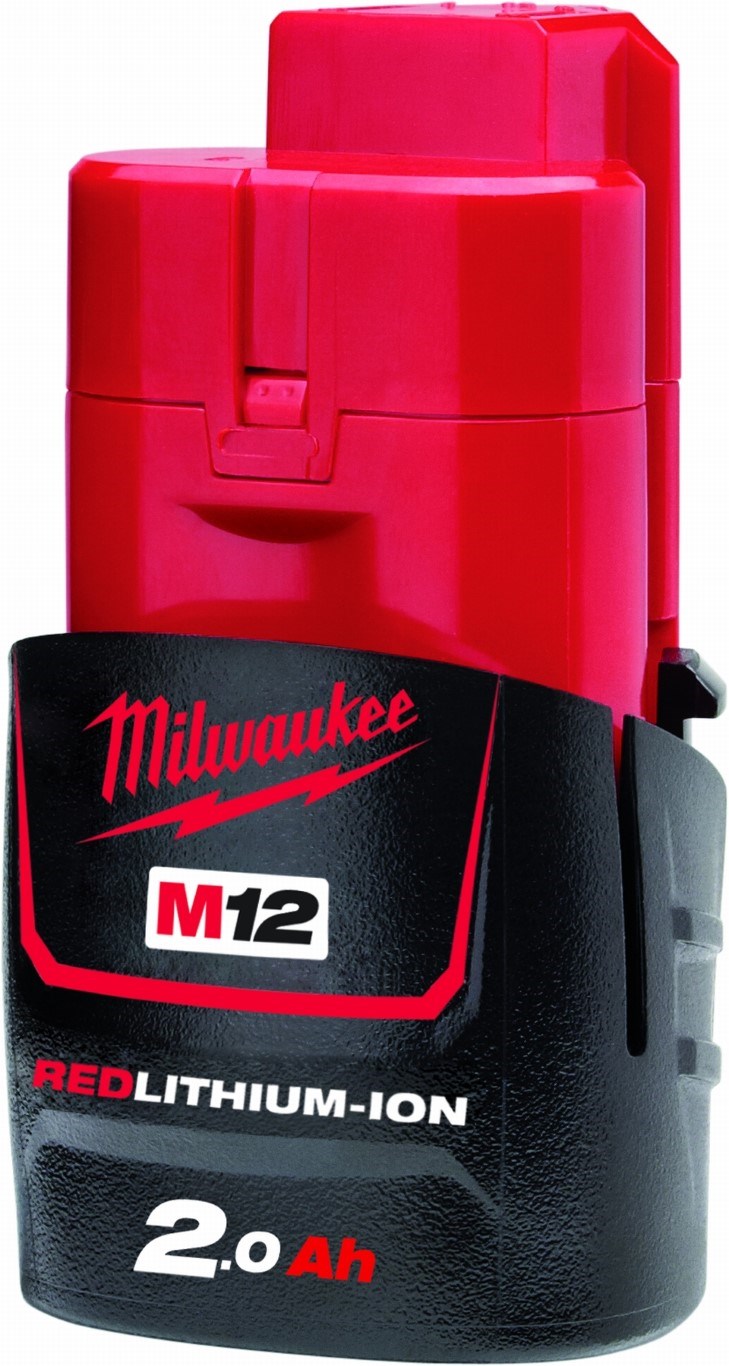 Milwau. Akku M12 B2 (12 Volt / 2,0 Ah, Li-Ion)